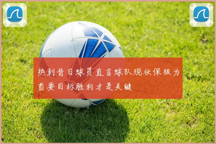 热刺昔日球员直言球队现状保级为首要目标胜利才是关键